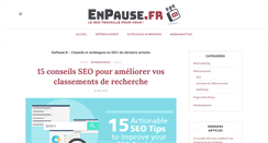 Desktop Screenshot of enpause.fr